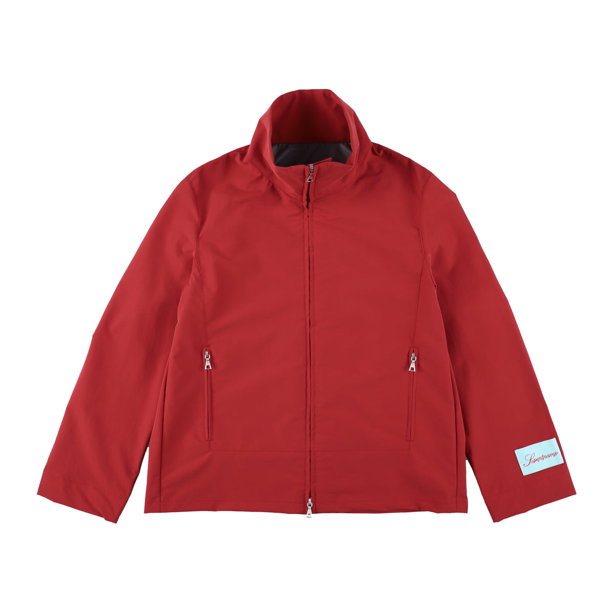 NYLON MID ZIP JACKET / RED