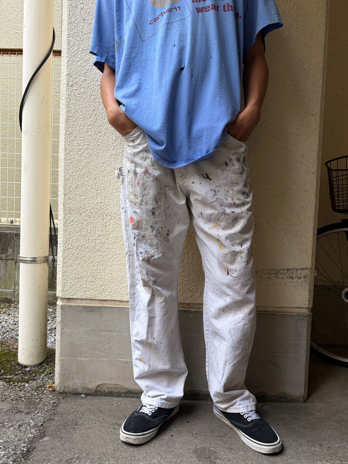 OLD "DICKEIS PAINTER PANTS / WHITE / 表記W38