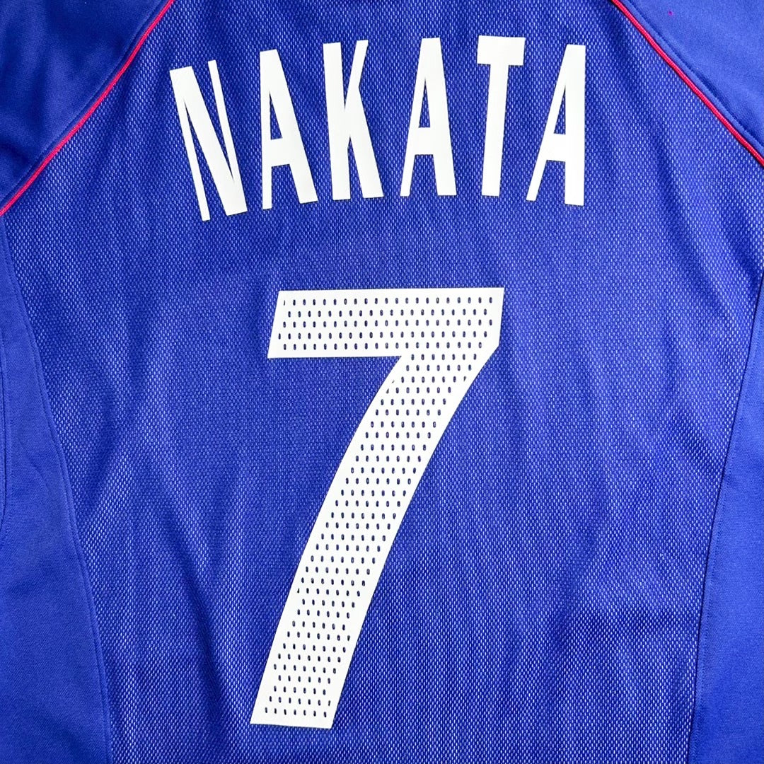 2002 JAPAN national team HOME "NAKATA" / M