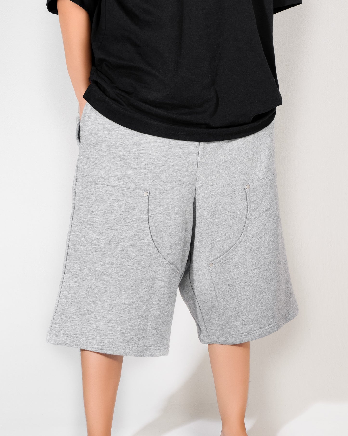 WORK SWAET SHORTS / GREY