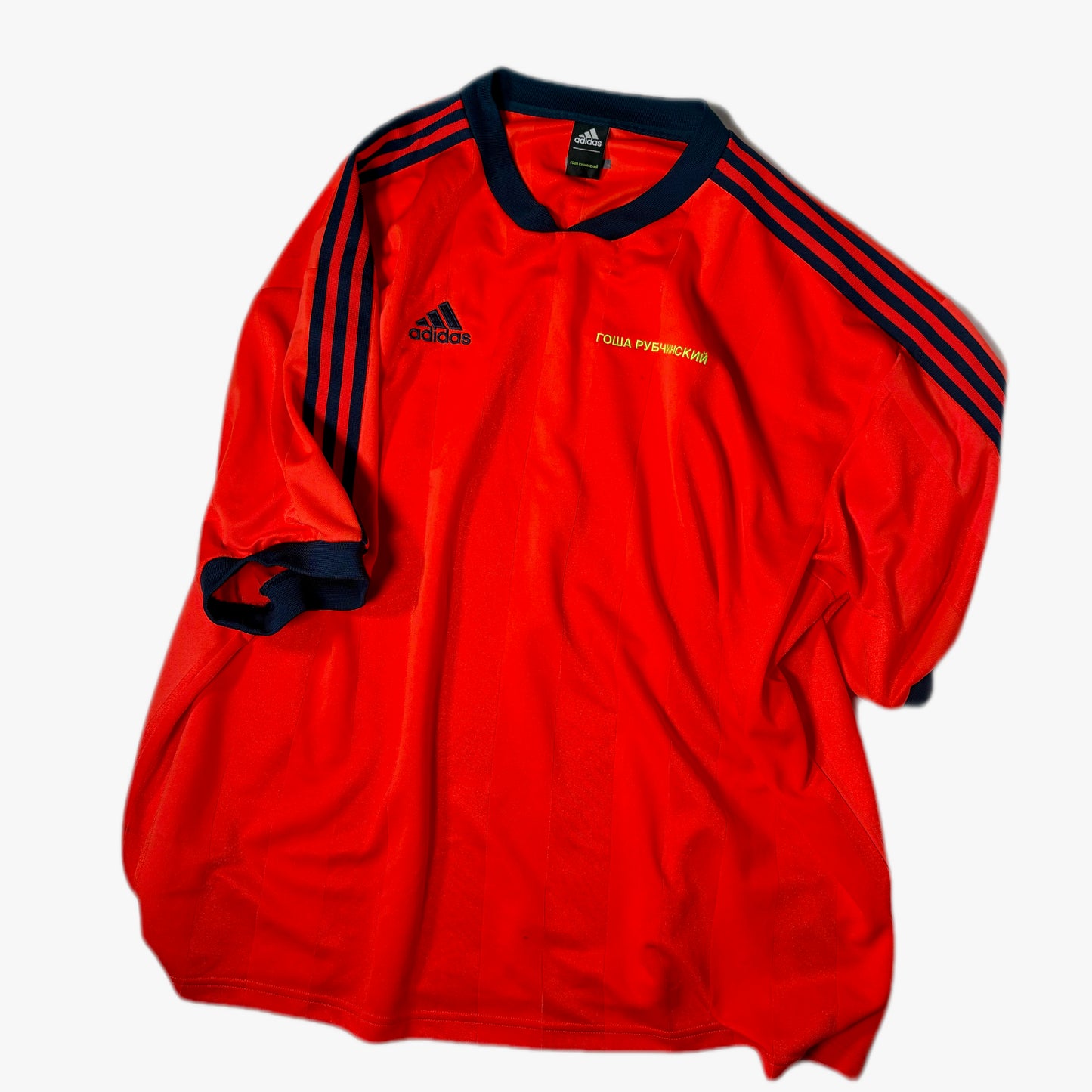 "GOSHA Rubchinskiy x adidas football JERSEY / ORENGE 表記L