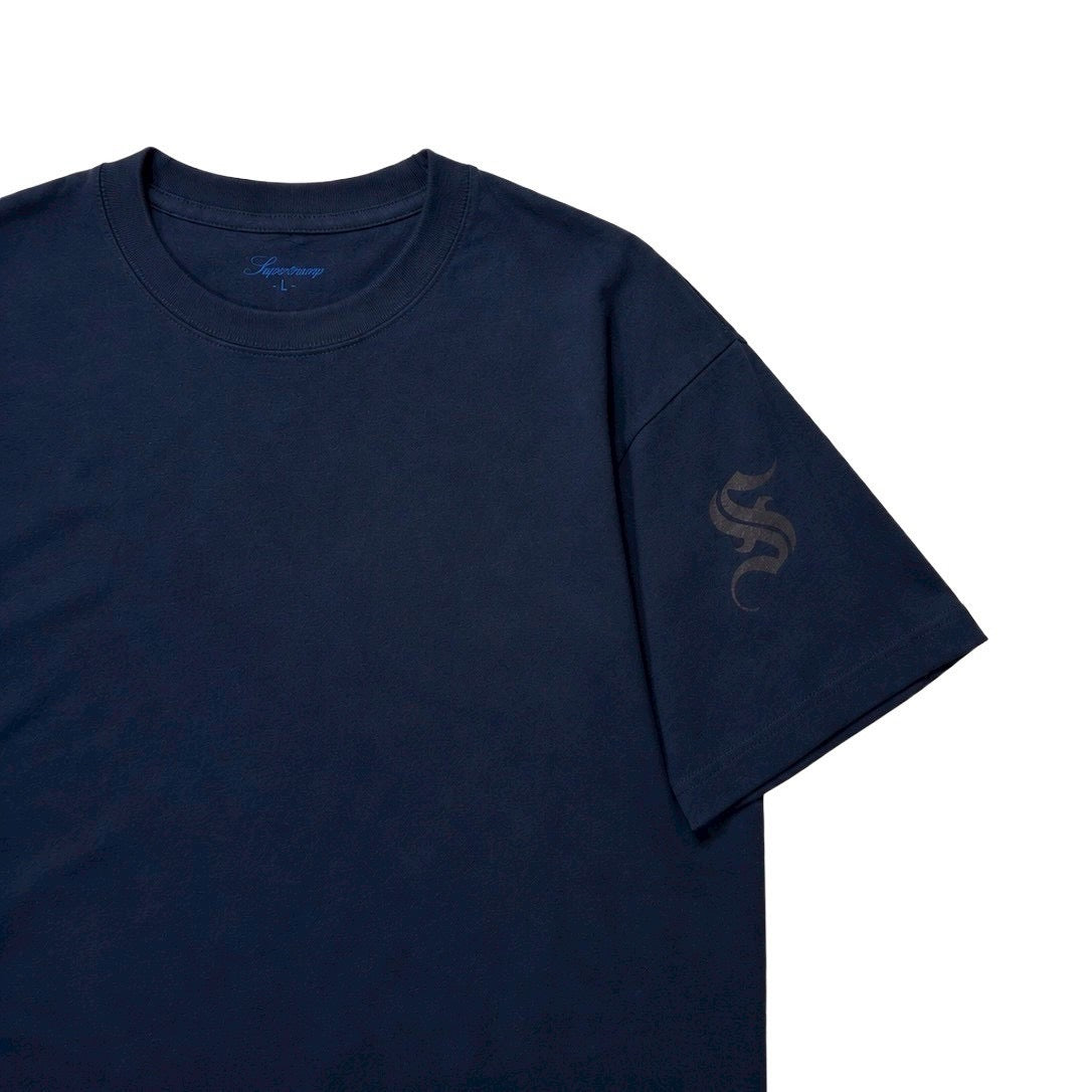 S LETTER TEE / NAVY