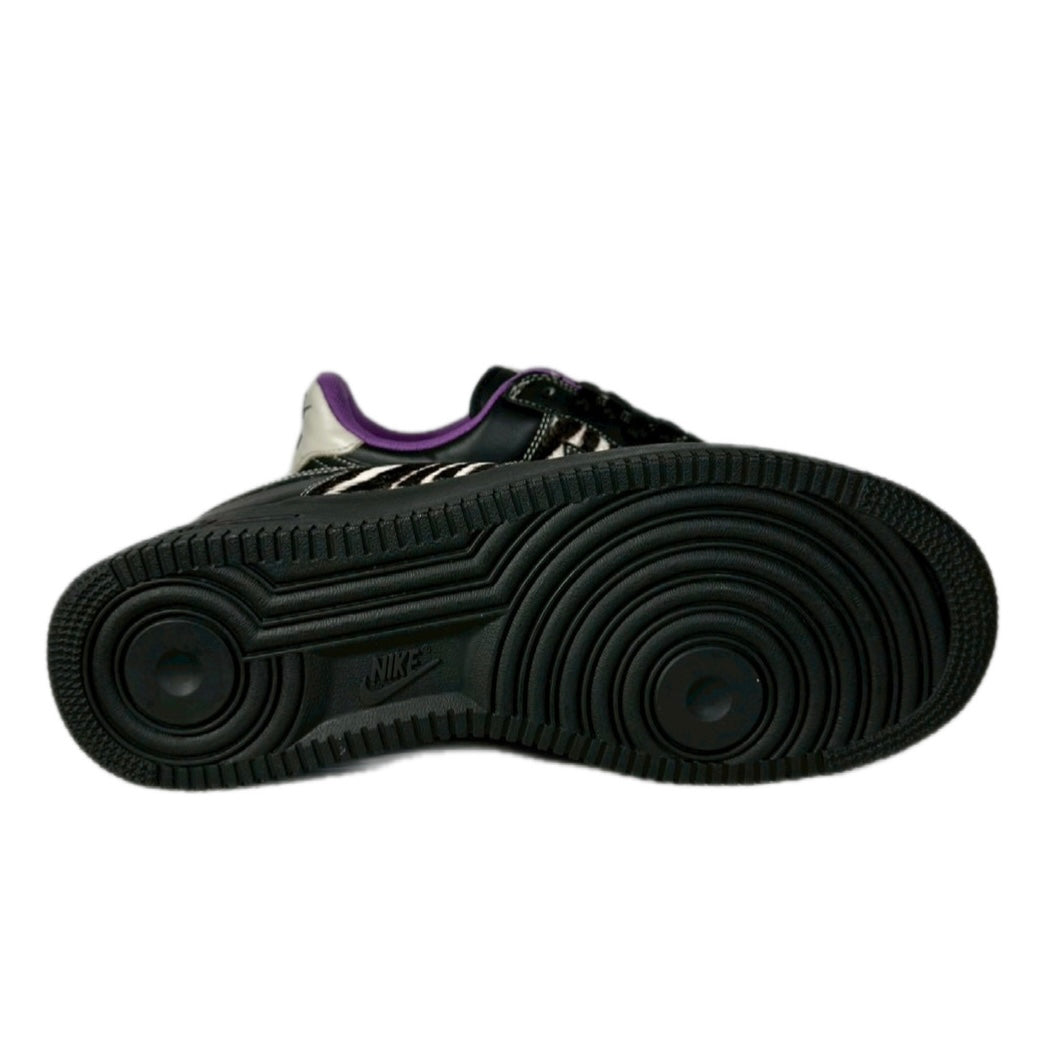 NIKE " WMNS AIR FORSE 1 " /BLACK BLACK-HYACINTH-LT BONE NOIR/NOIR-JACINT-ECRU