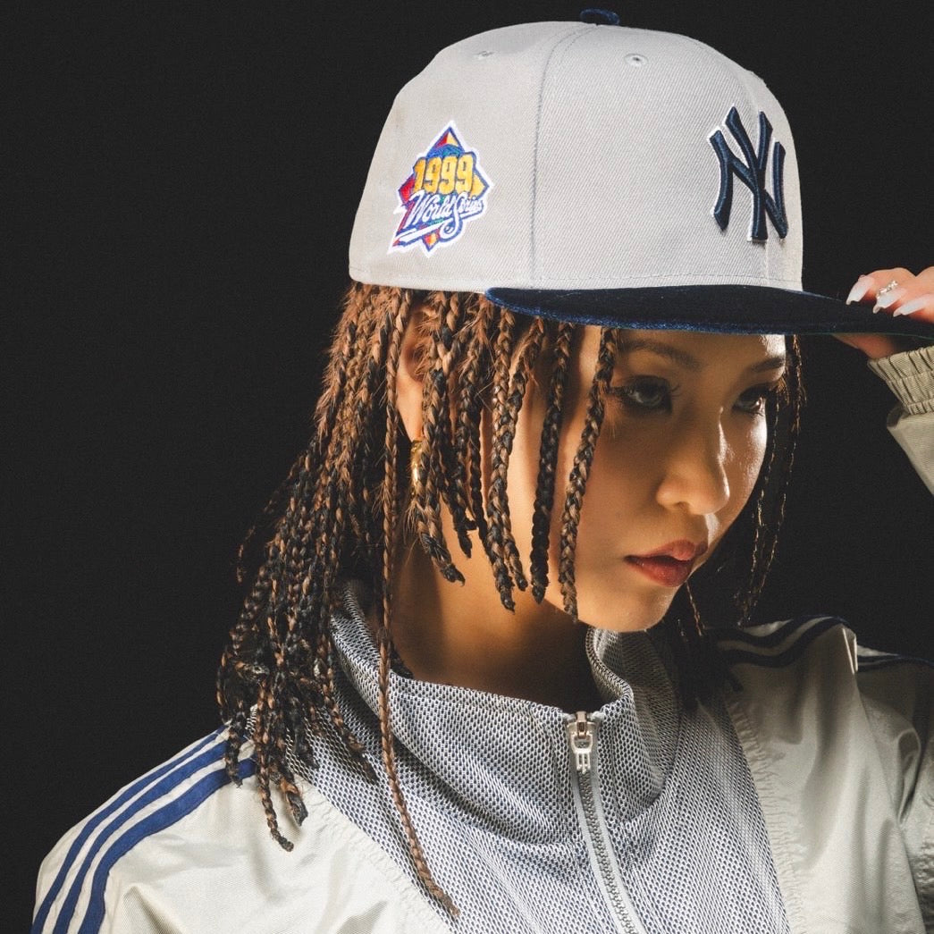 "NEW ERA" NEW YORK Yankees GREY and VELVET NAVY