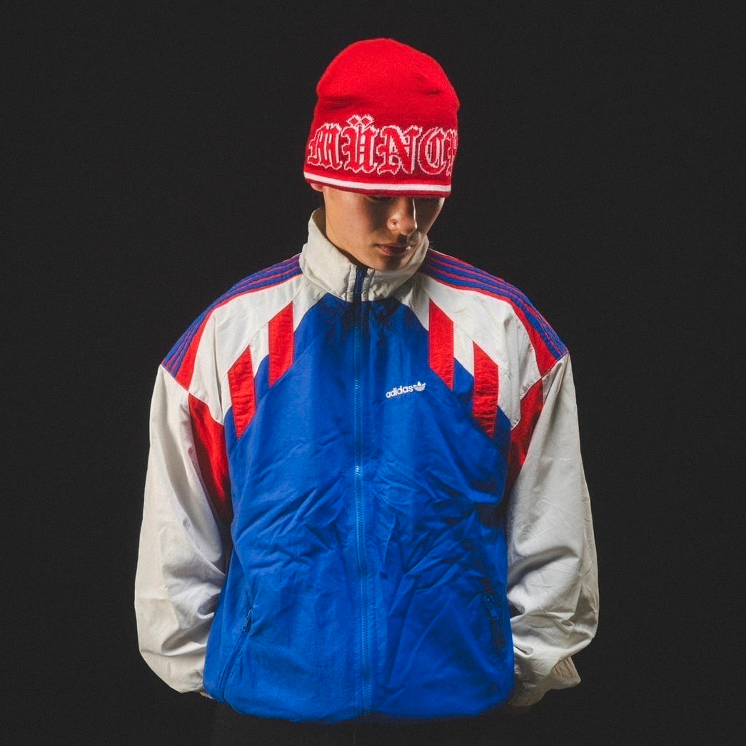 USED "adidas" NYLON TRACK JACKET / TORICO