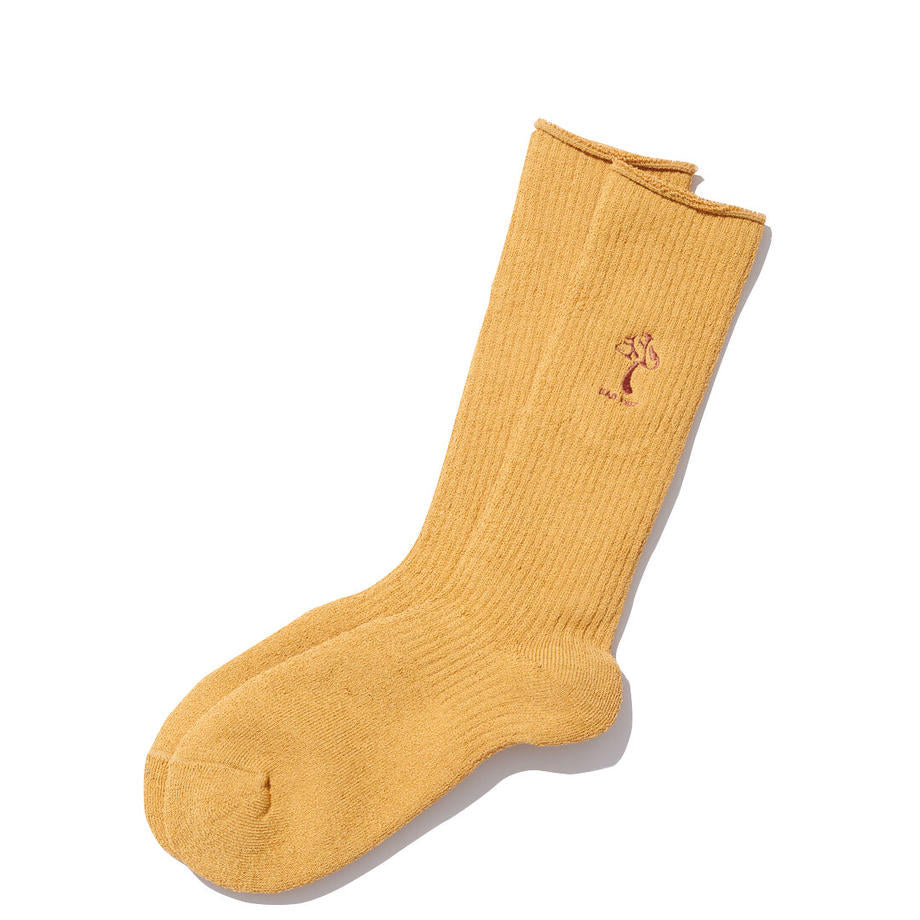 SURF SKATE CAMP BAD TRIP SOCKS / MUSTARD