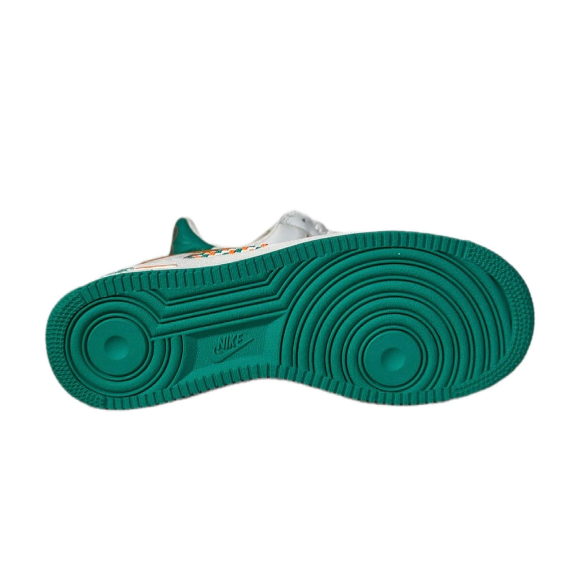 NIKE " AIR FORSE 1 PREMIUM MIAMI" / WHITE / CLEMENTINE-ALOE BLA OREP-ALOE