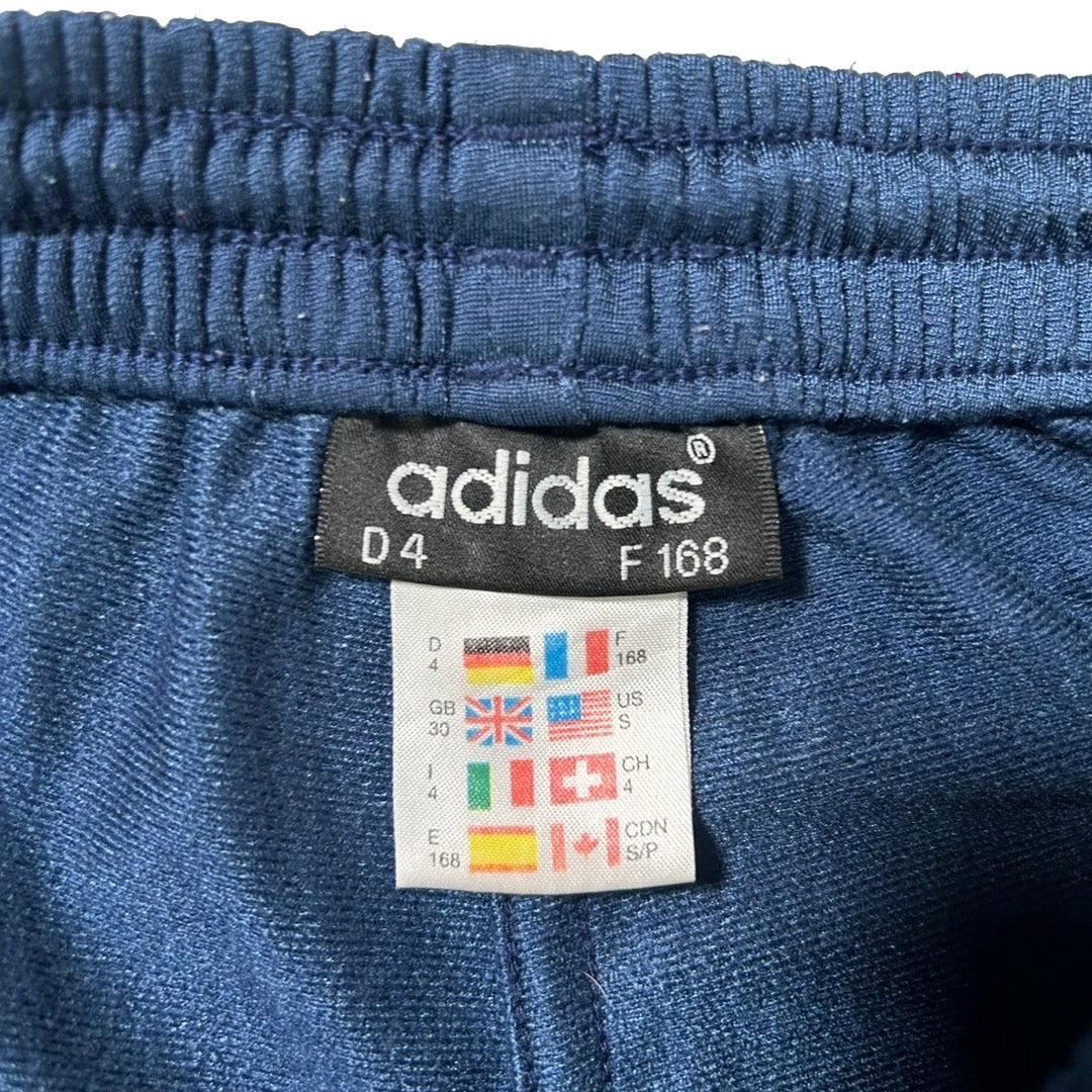 USED "adidas" SNAP BUTTON TRACK PANTS/ L