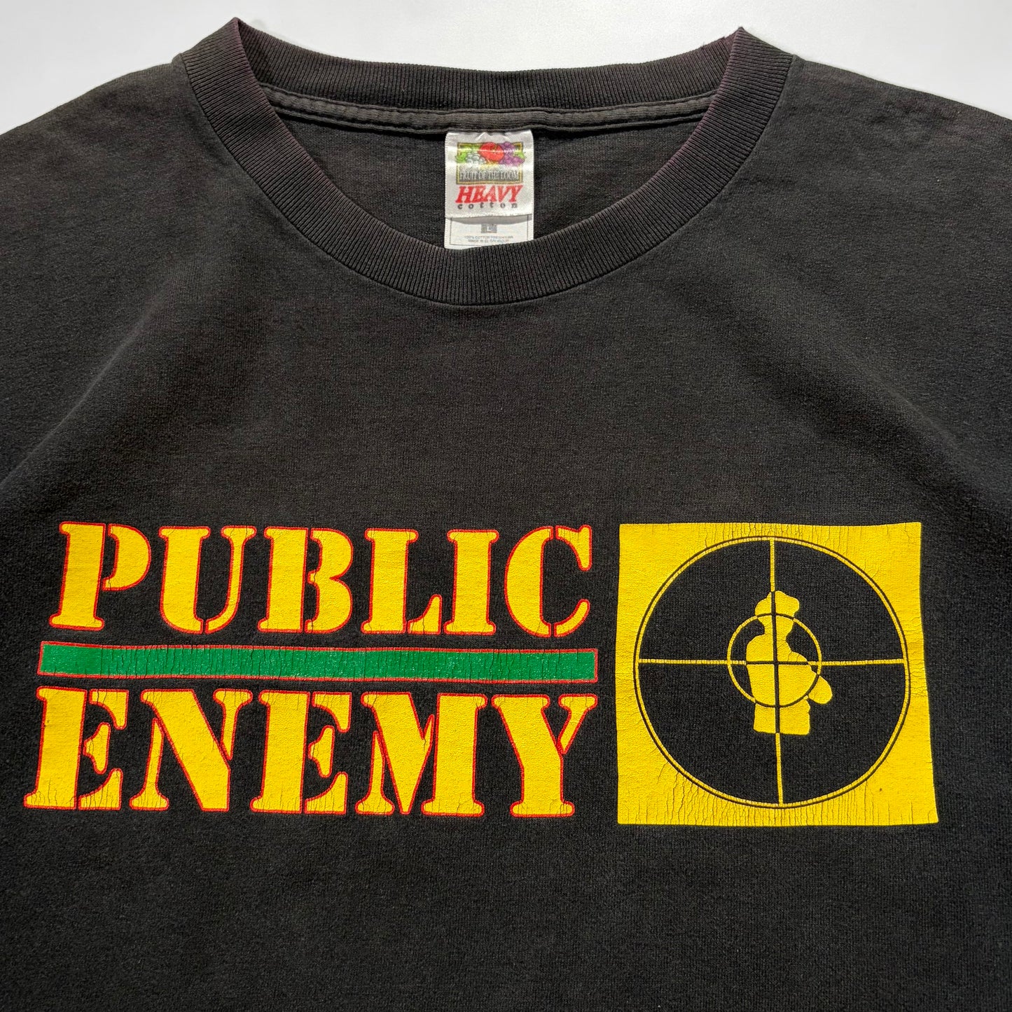 PUBLIC ENEMY "CROSSHAIRS LOGO" 1990 / L