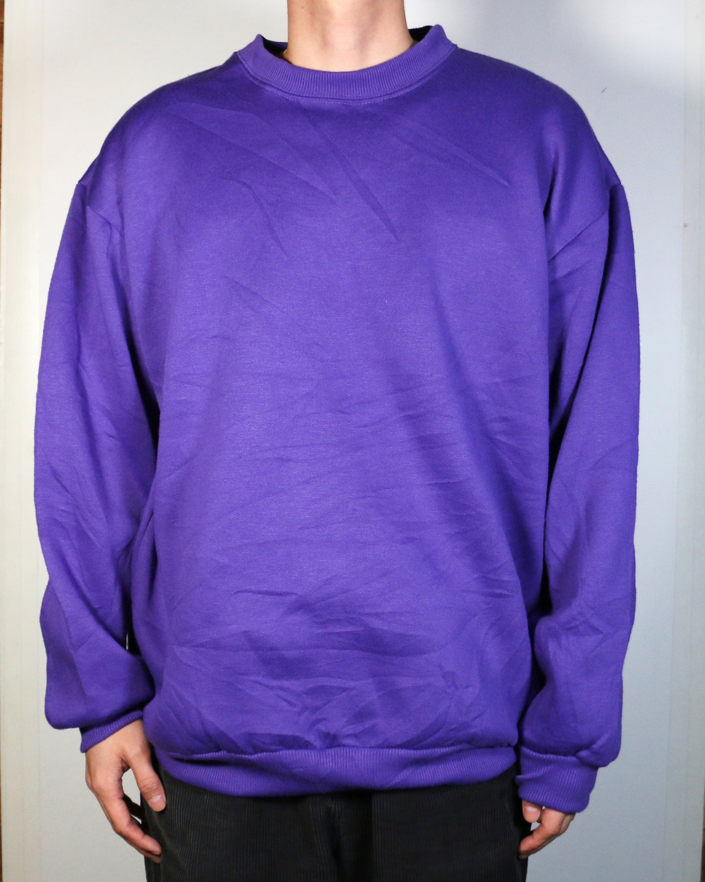 Used "Made in USA HILL CREW SWEAT / PURPLE /表記XL