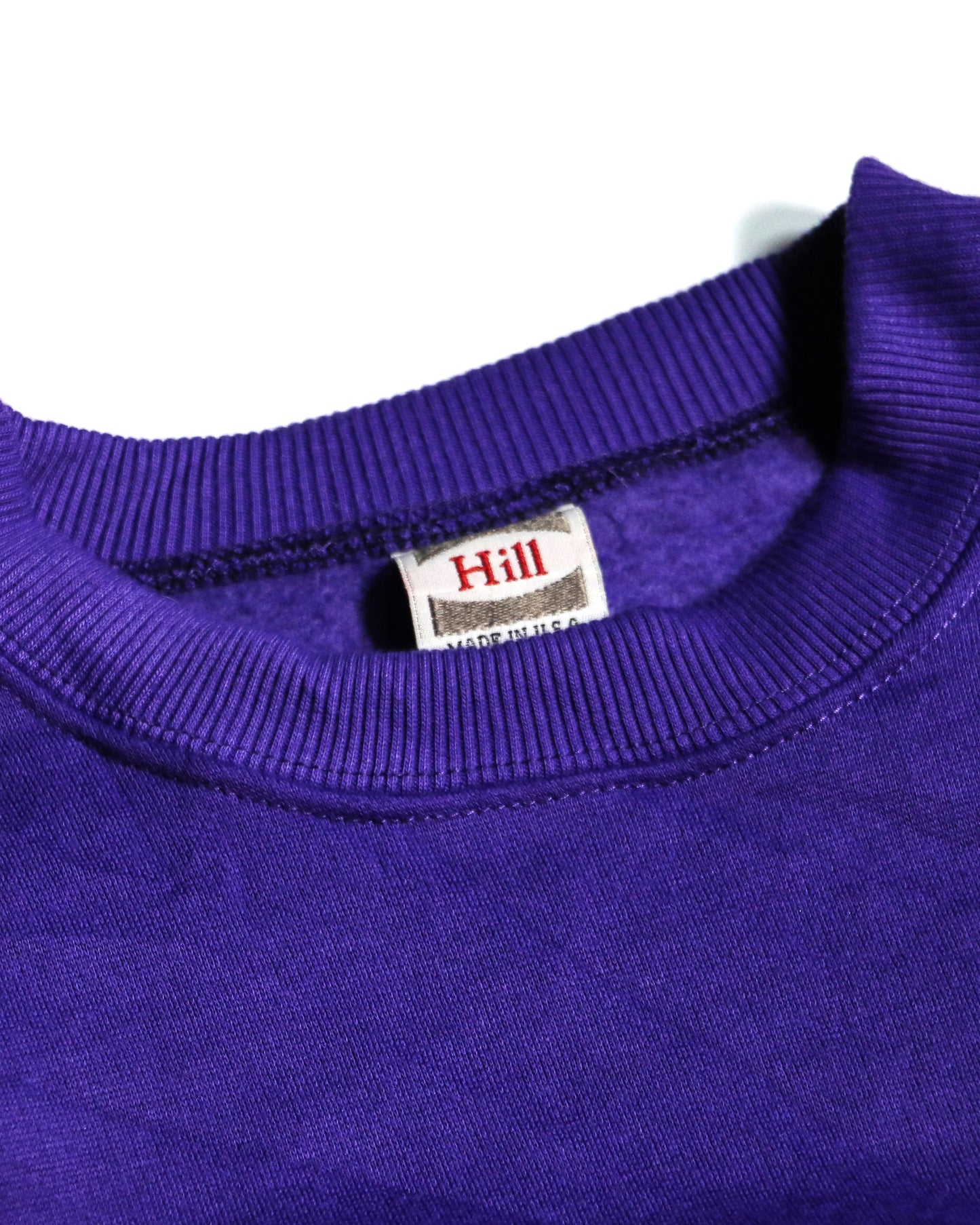 Used "Made in USA HILL CREW SWEAT / PURPLE /表記XL