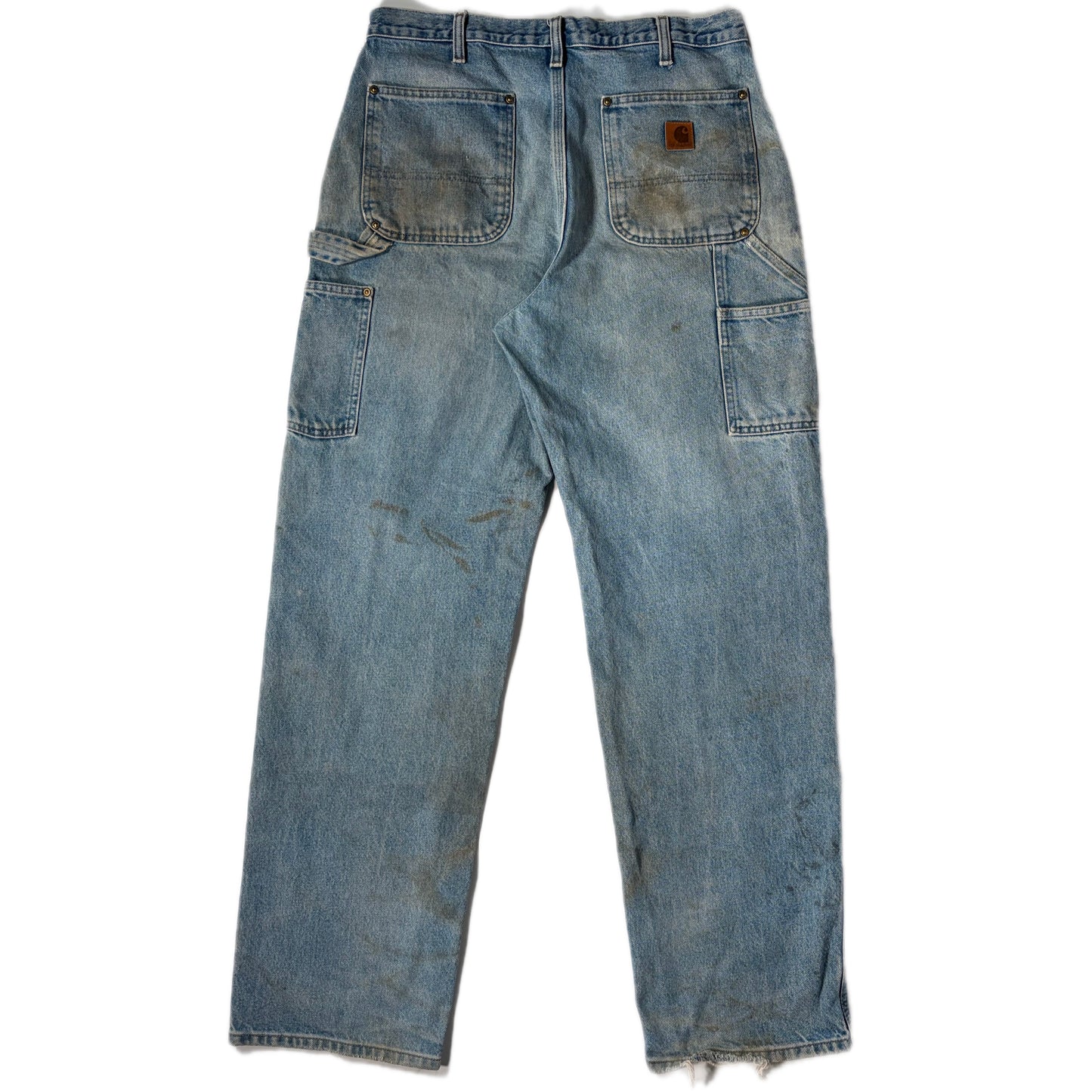 "OLD CARHARTT DOUBLE KNEE DENIM PANTs/ INDIGO/ 表記w34