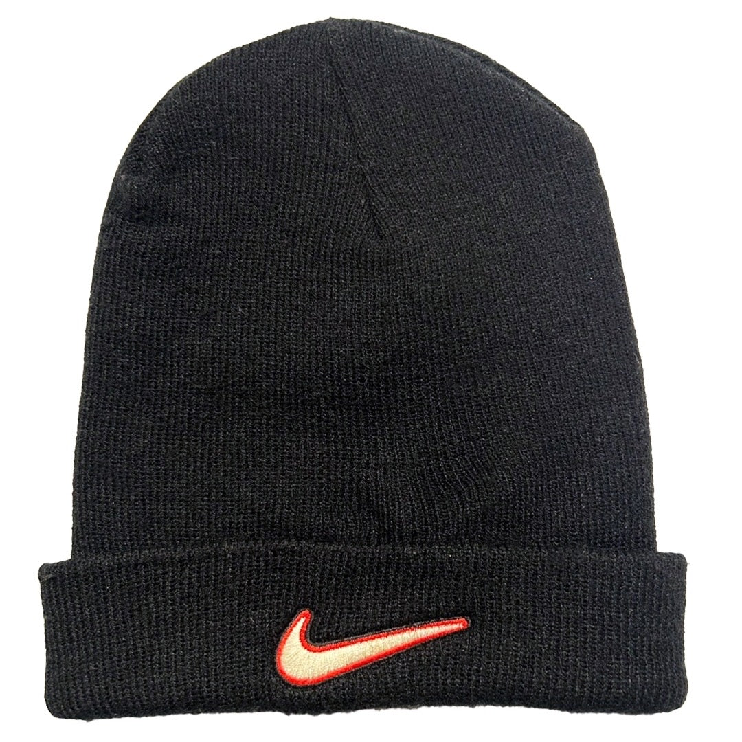 USED "NIKE" KNIT CAP/ BLACK