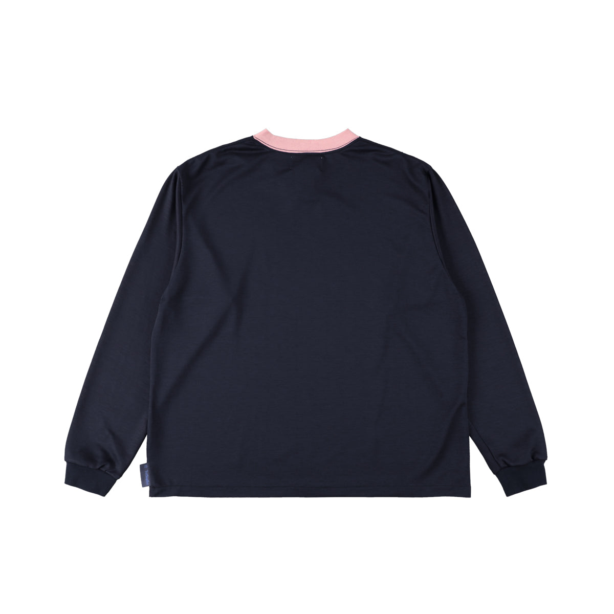 SNAP HENLY L/S TEE / NAVY
