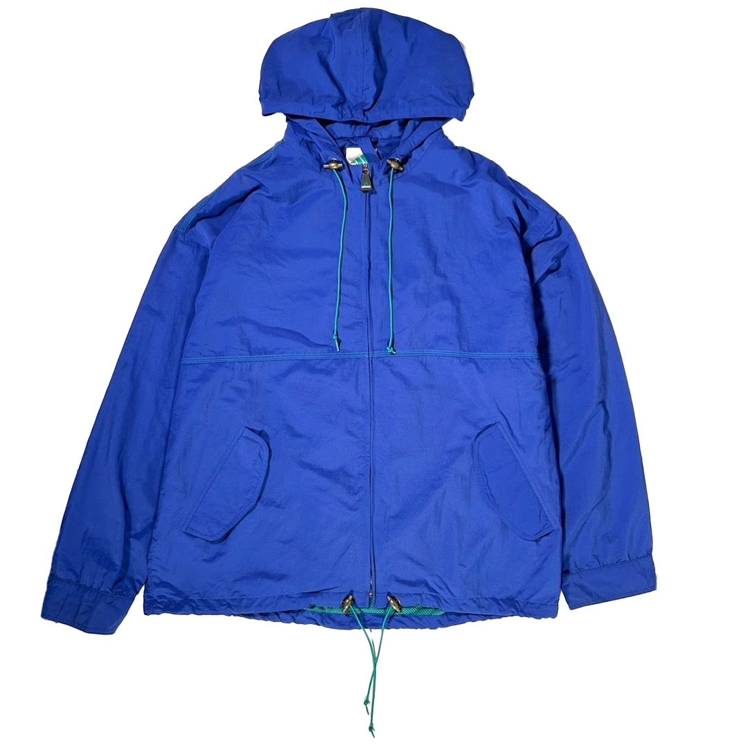 USED "adidas" EQUIPMENT NYLON HOOD JACKET / PURPLE