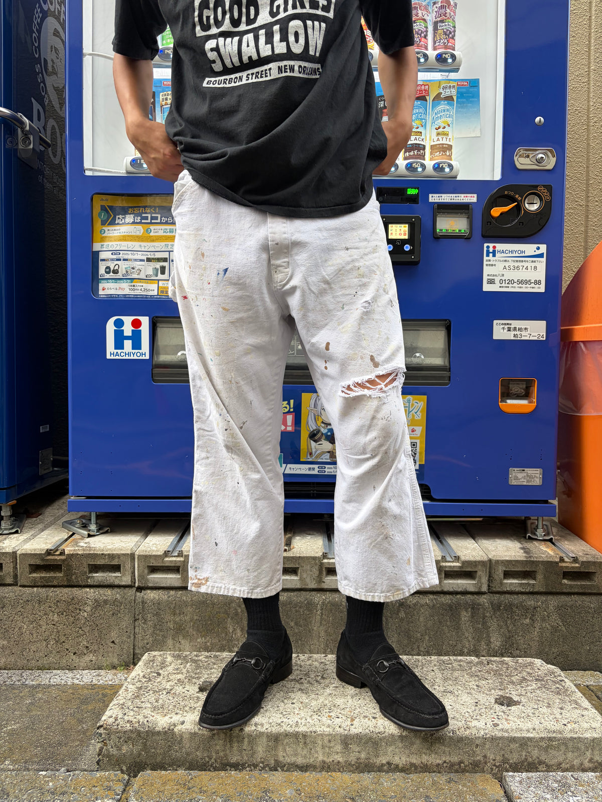 01 OLD "DICKEIS PAINTER PANTS / WHITE / 表記W35