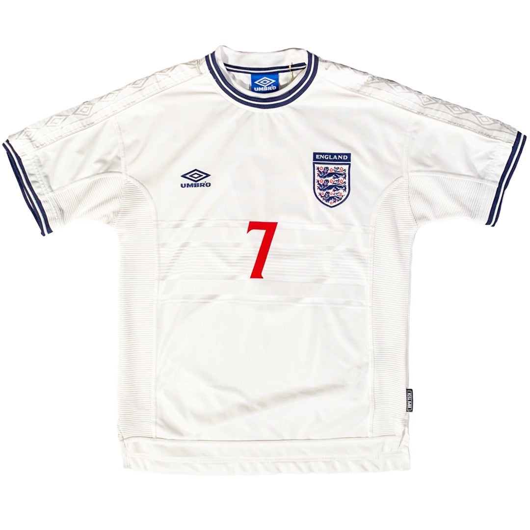2000 ENGLAND EURO BECKHAM 7 HOME / M