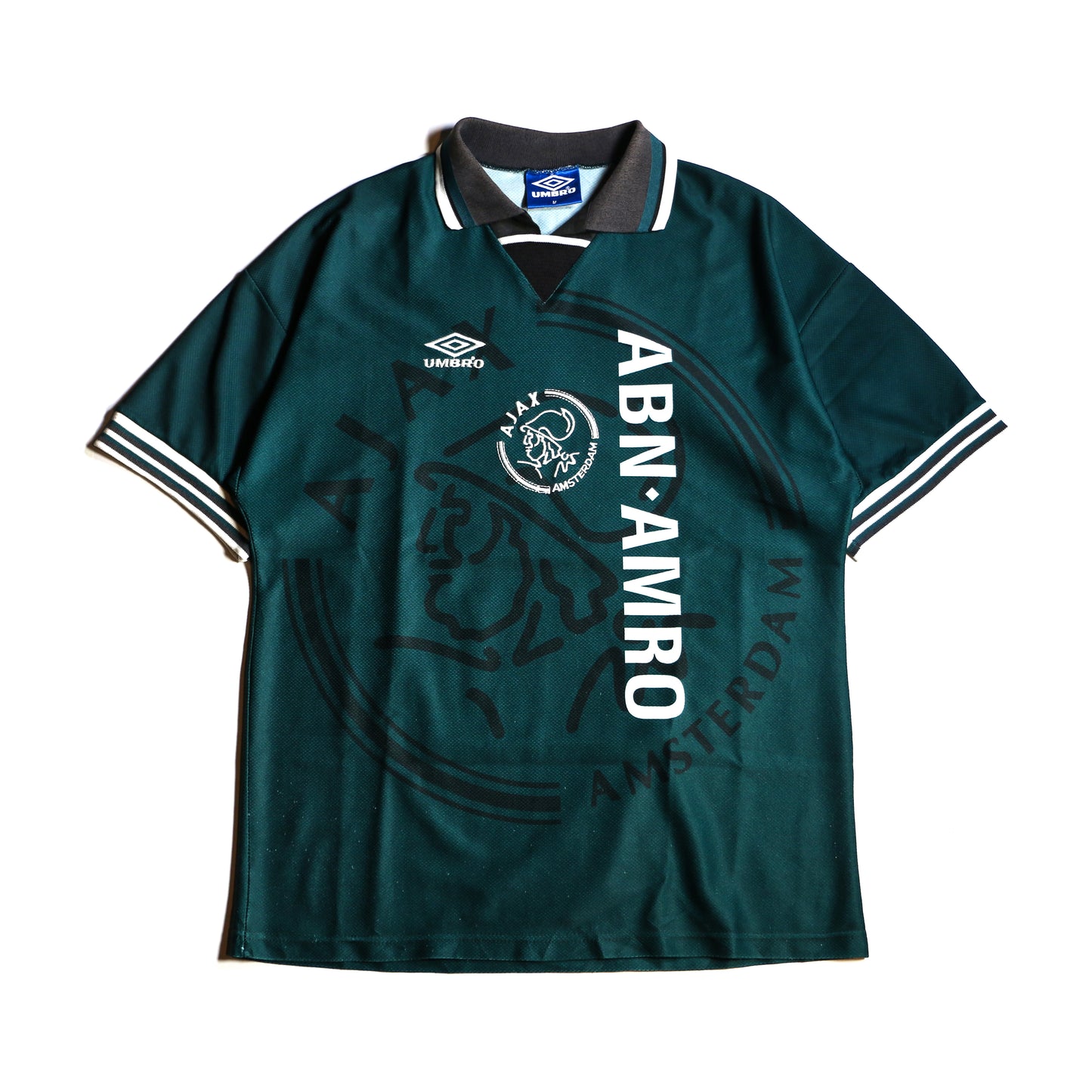 "VINTAGE" 1995-96 AJAX GAME SHIRTS - KLUIVERT / UMBRO #9