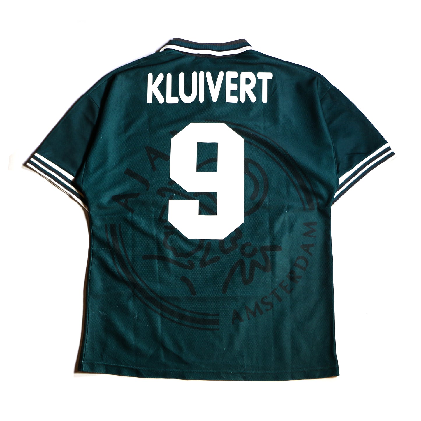 "VINTAGE" 1995-96 AJAX GAME SHIRTS - KLUIVERT / UMBRO #9