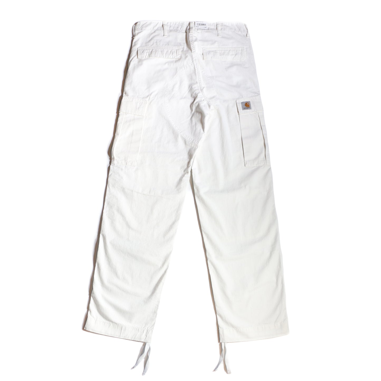 CARHARTT WIP REGULAR CARGO PANT / White rinsed