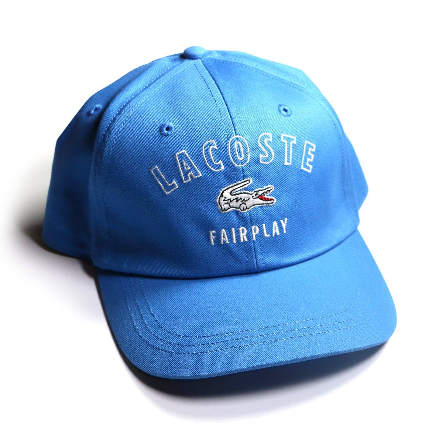 LACOSTE COTTON CAP / BLUE