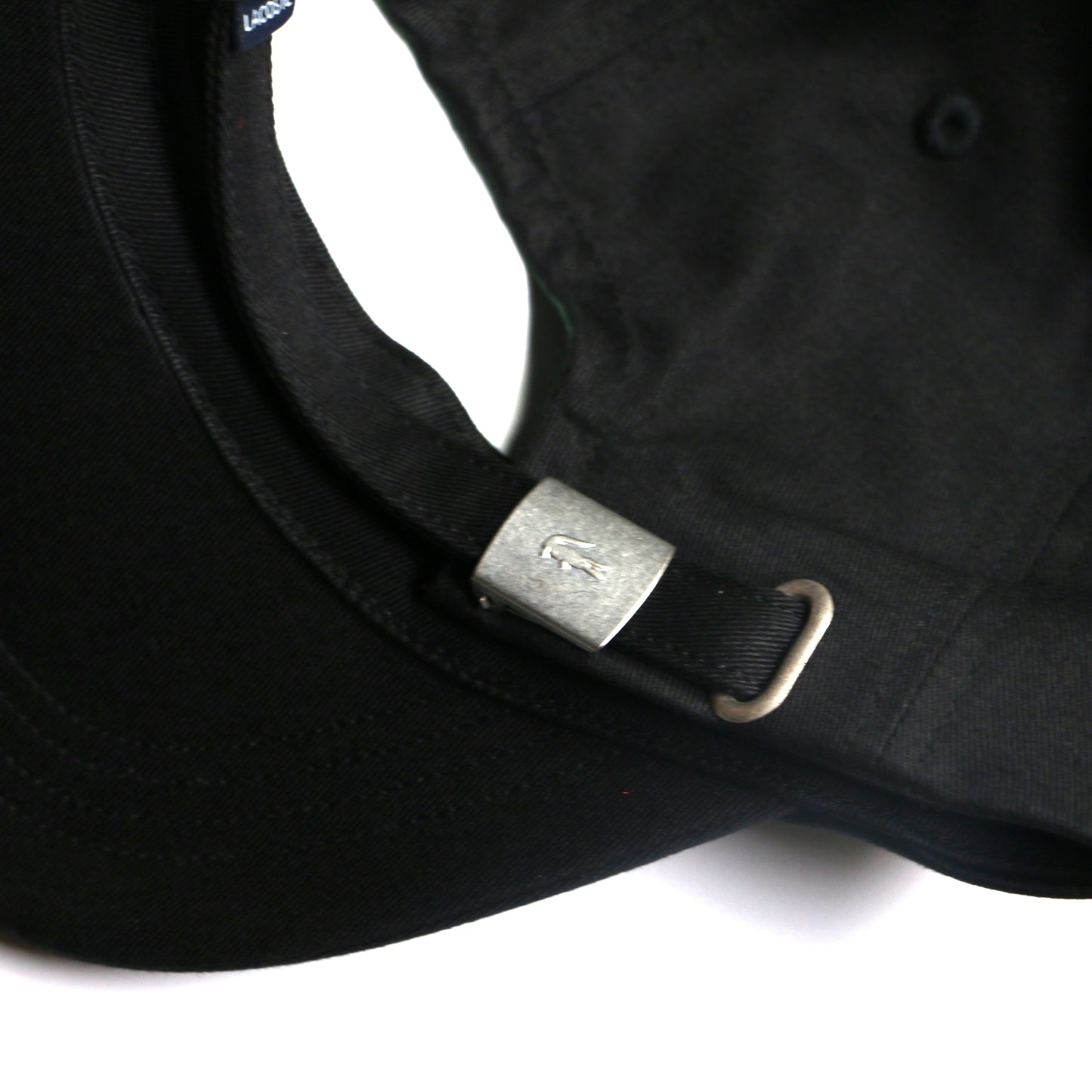 LACOSTE “L” COTTON CAP / BLACK