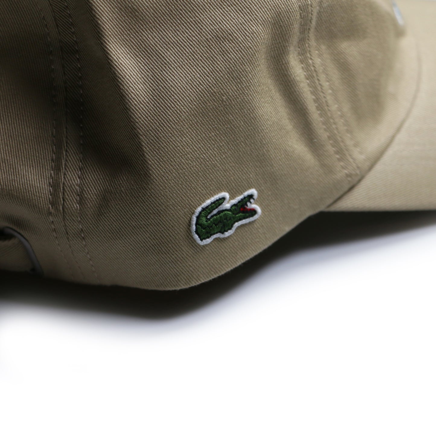 LACOSTE “L” COTTON CAP / BEIGE
