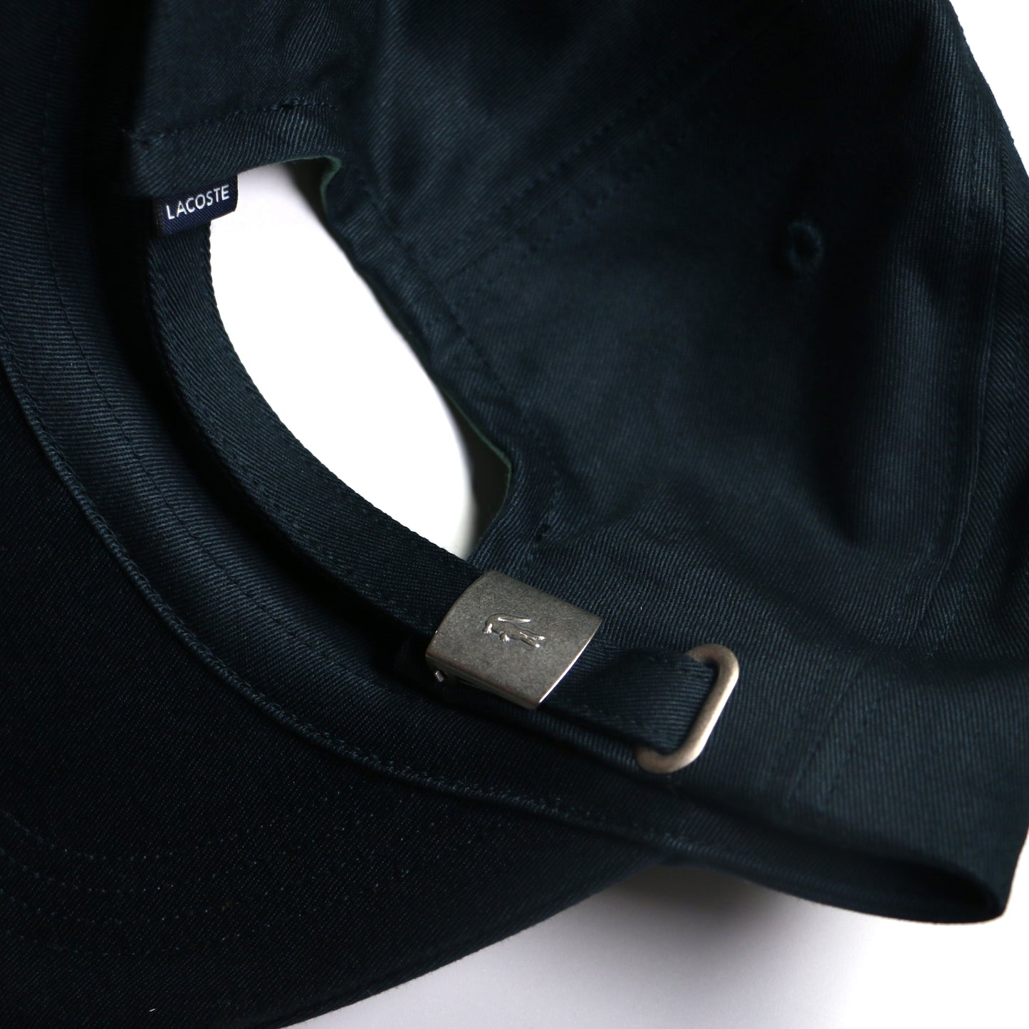 LACOSTE “L” COTTON CAP / NAVY