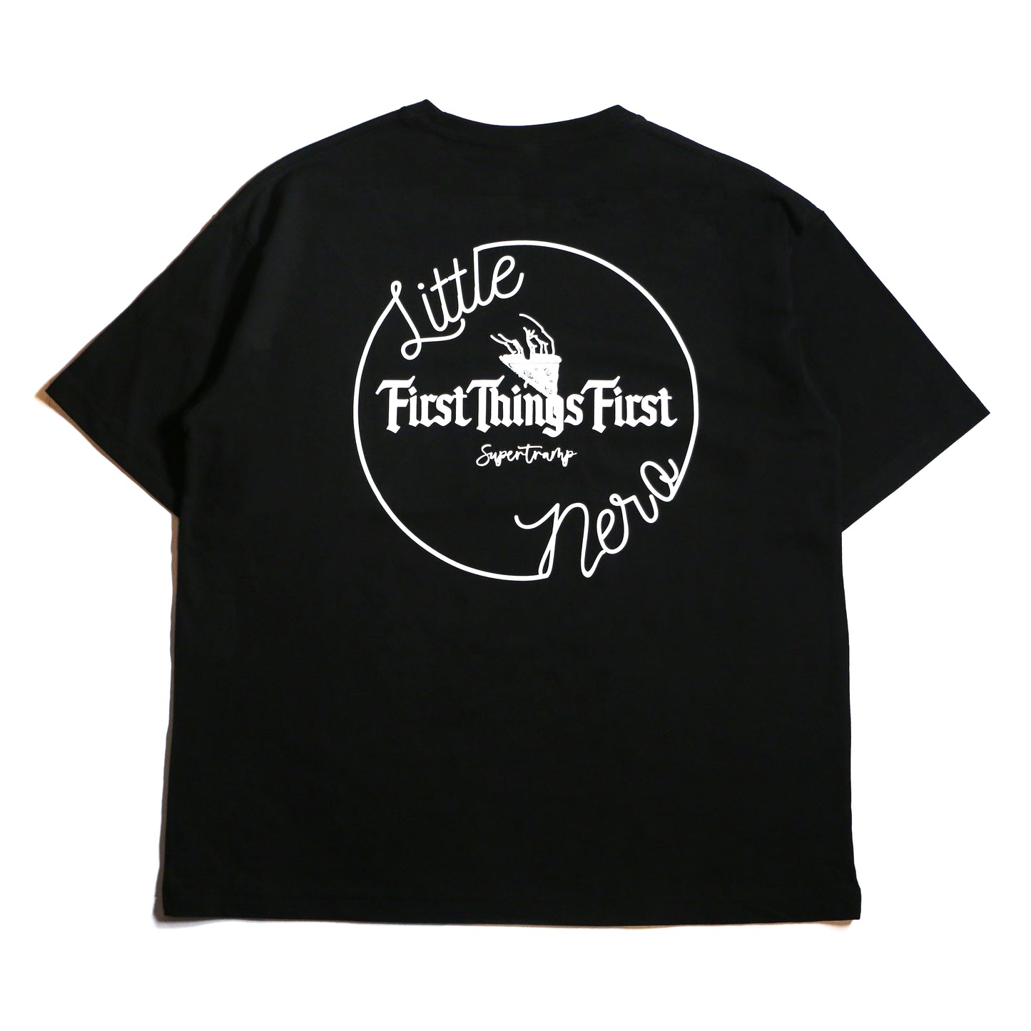 SUPERTRAMP × Little Nero S/S TEE / BLK