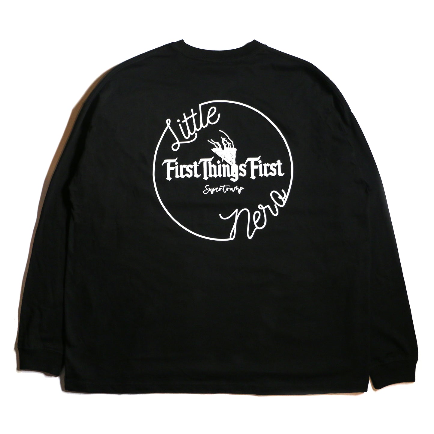SUPERTRAMP × Little Nero L/S TEE / BLK