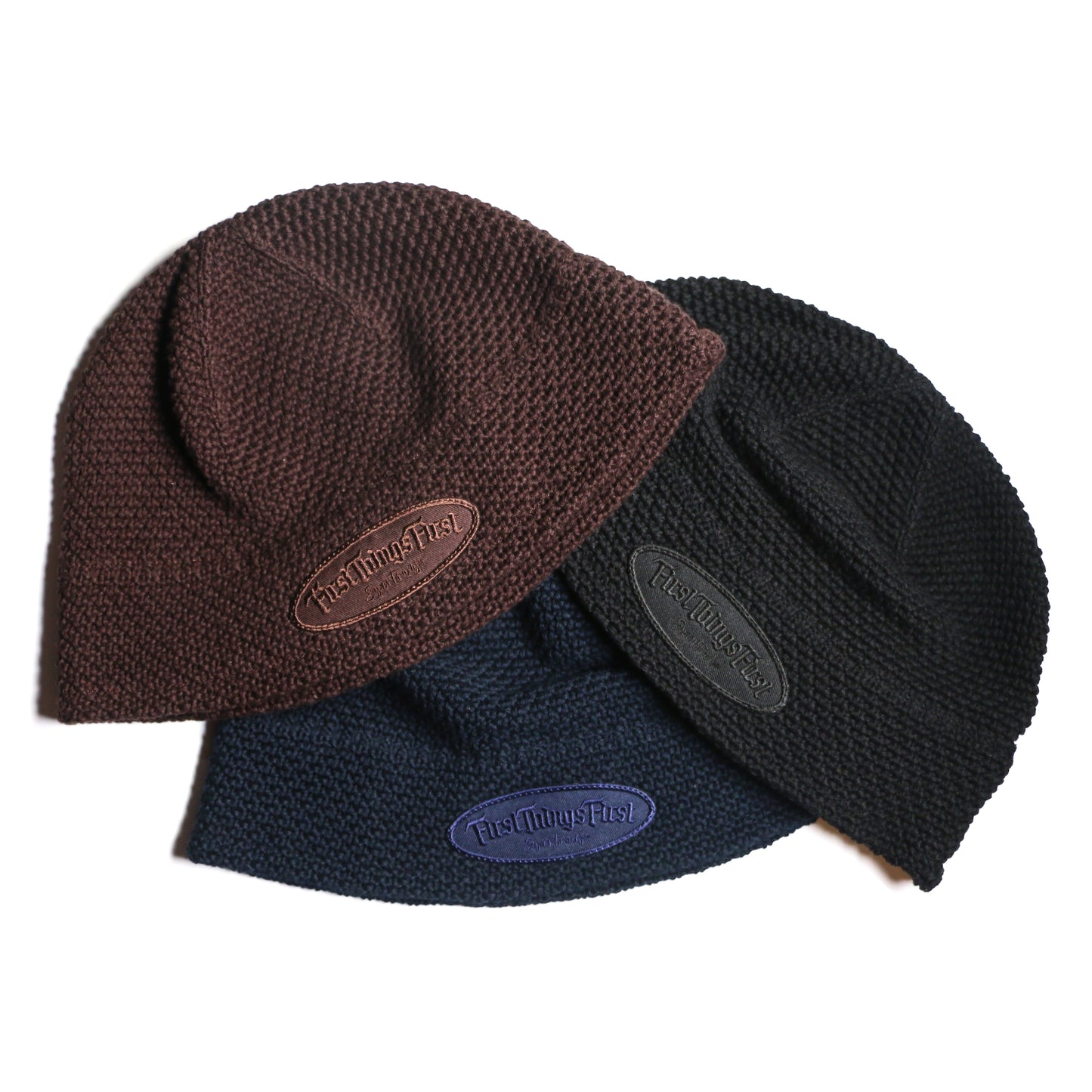 FTF WAPPEN KNIT HAT / BROWN