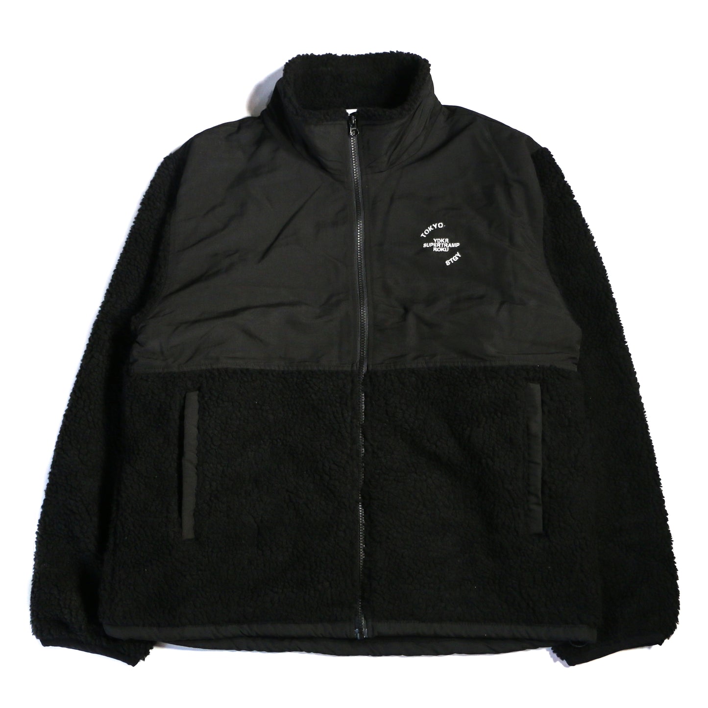 ×YDKR×ROKU FLEECE JACKET / BLK