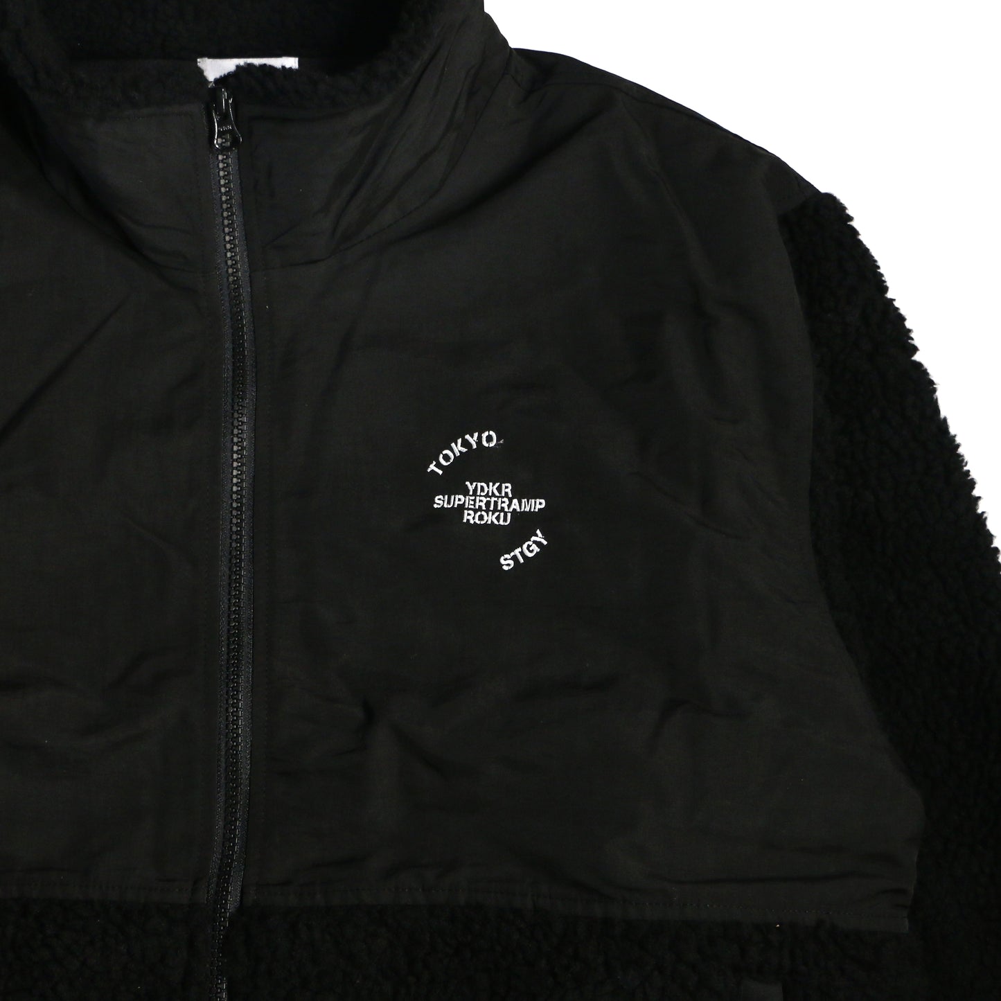 ×YDKR×ROKU FLEECE JACKET / BLK