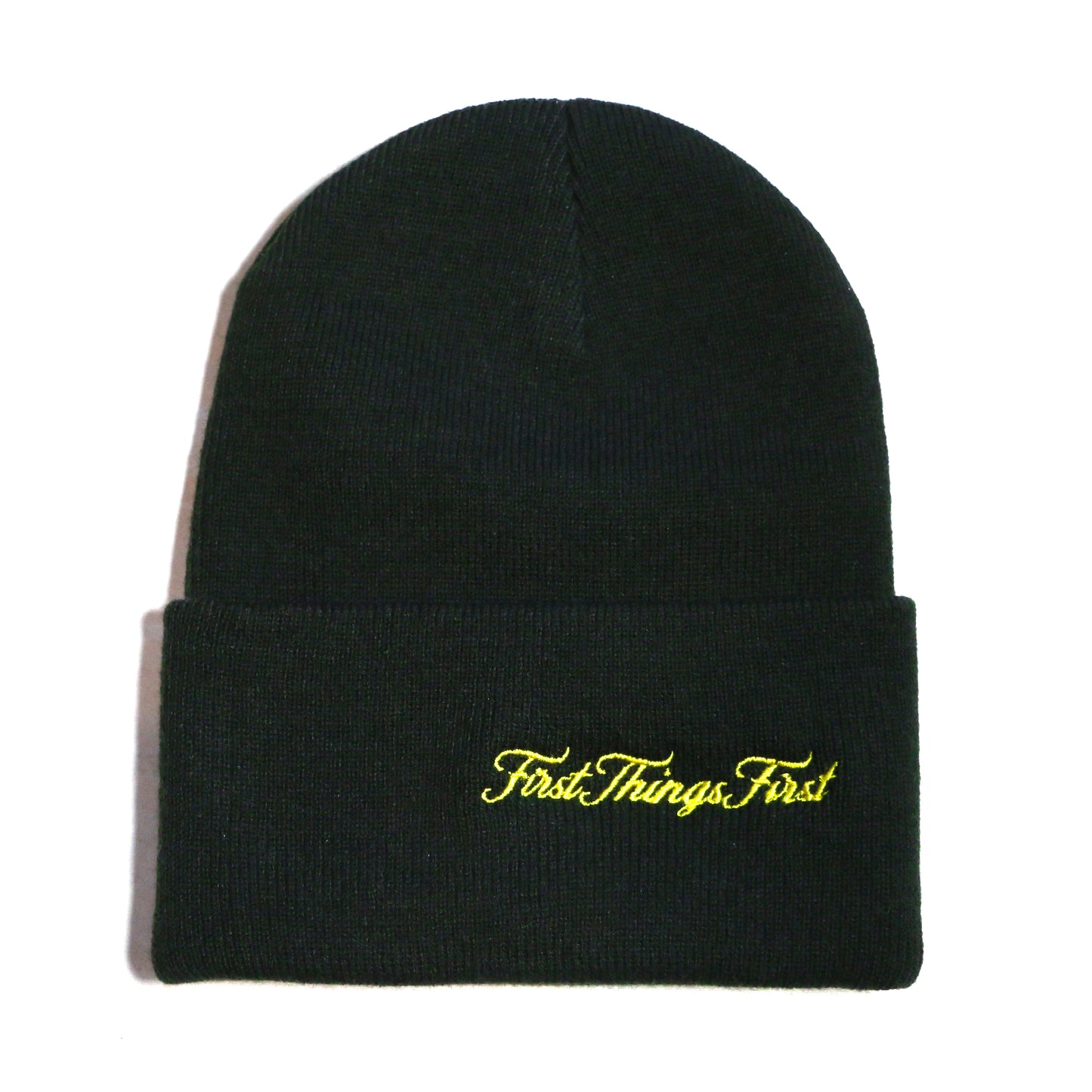 FTF skrg KNIT CAP / GRN