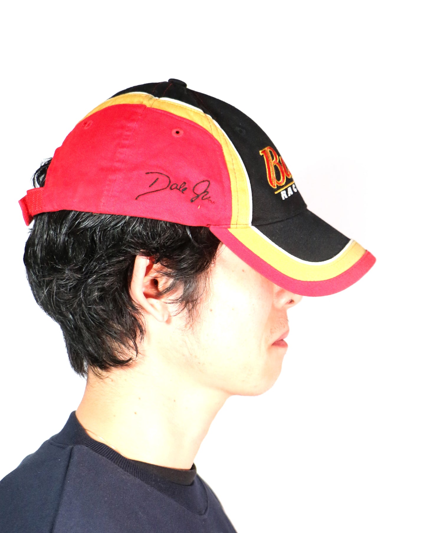 VINTAGE "Bud RACING 8" RACING CAP / RED