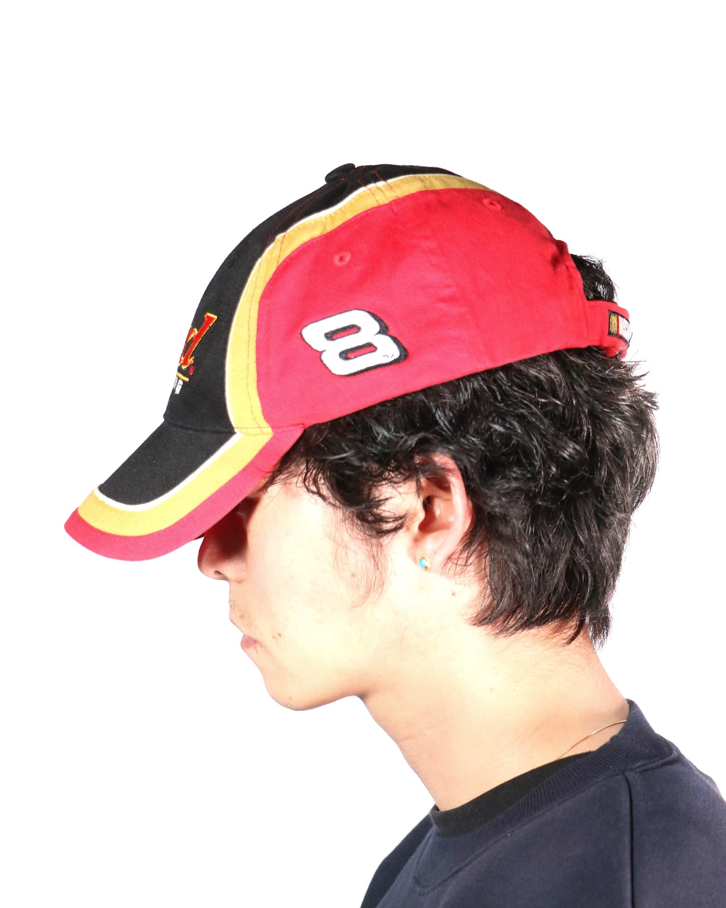 VINTAGE "Bud RACING 8" RACING CAP / RED
