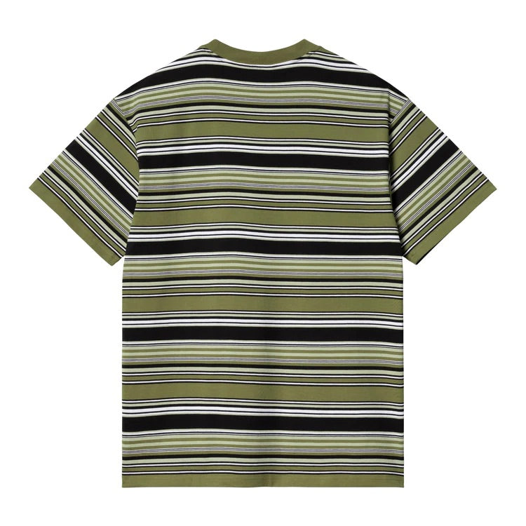 CARHARTT WIP S/S LAFFERTY T-SHIRT / Lafferty Stripe, Kiwi