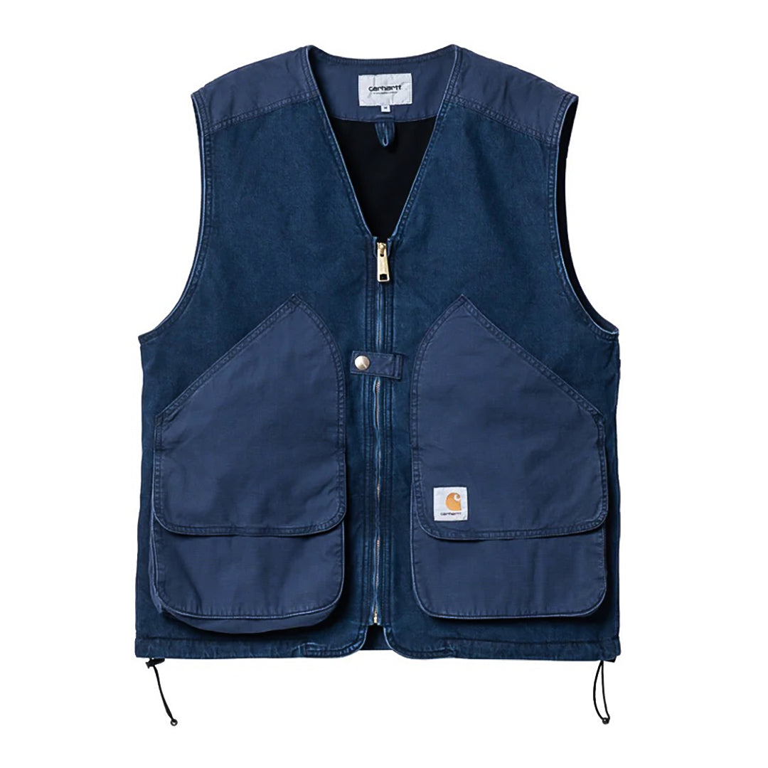 CARHARTT WIP ALMA VEST / Blue stone washed