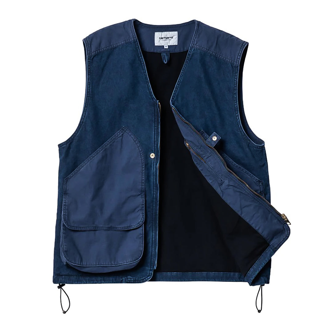 CARHARTT WIP ALMA VEST / Blue stone washed