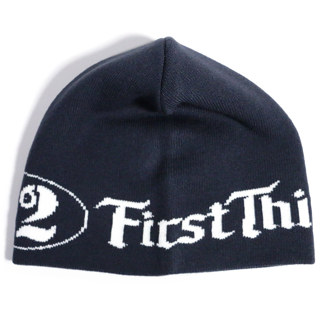 142 COTTON BEANIE / NAVY