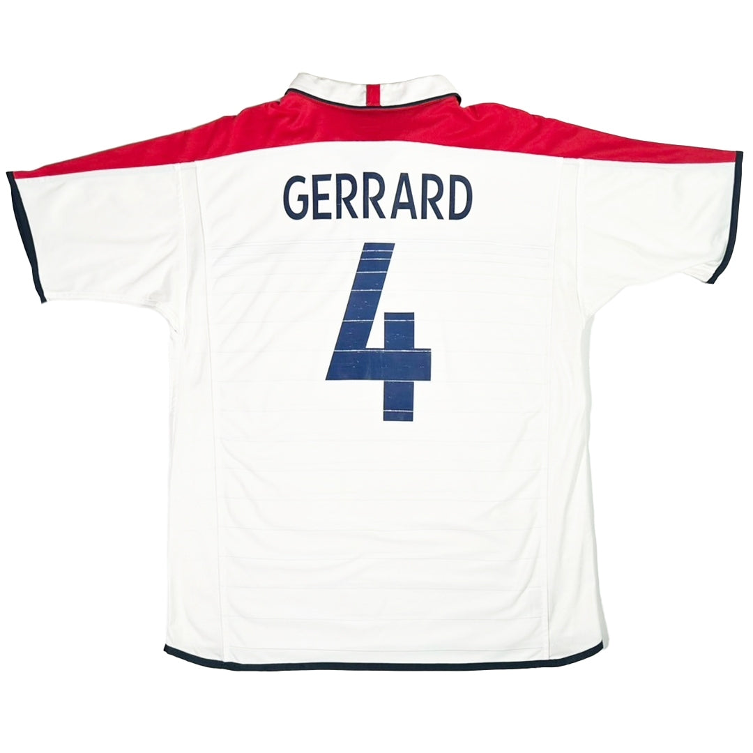 2004 England Home GERRAD #4 / XL 079