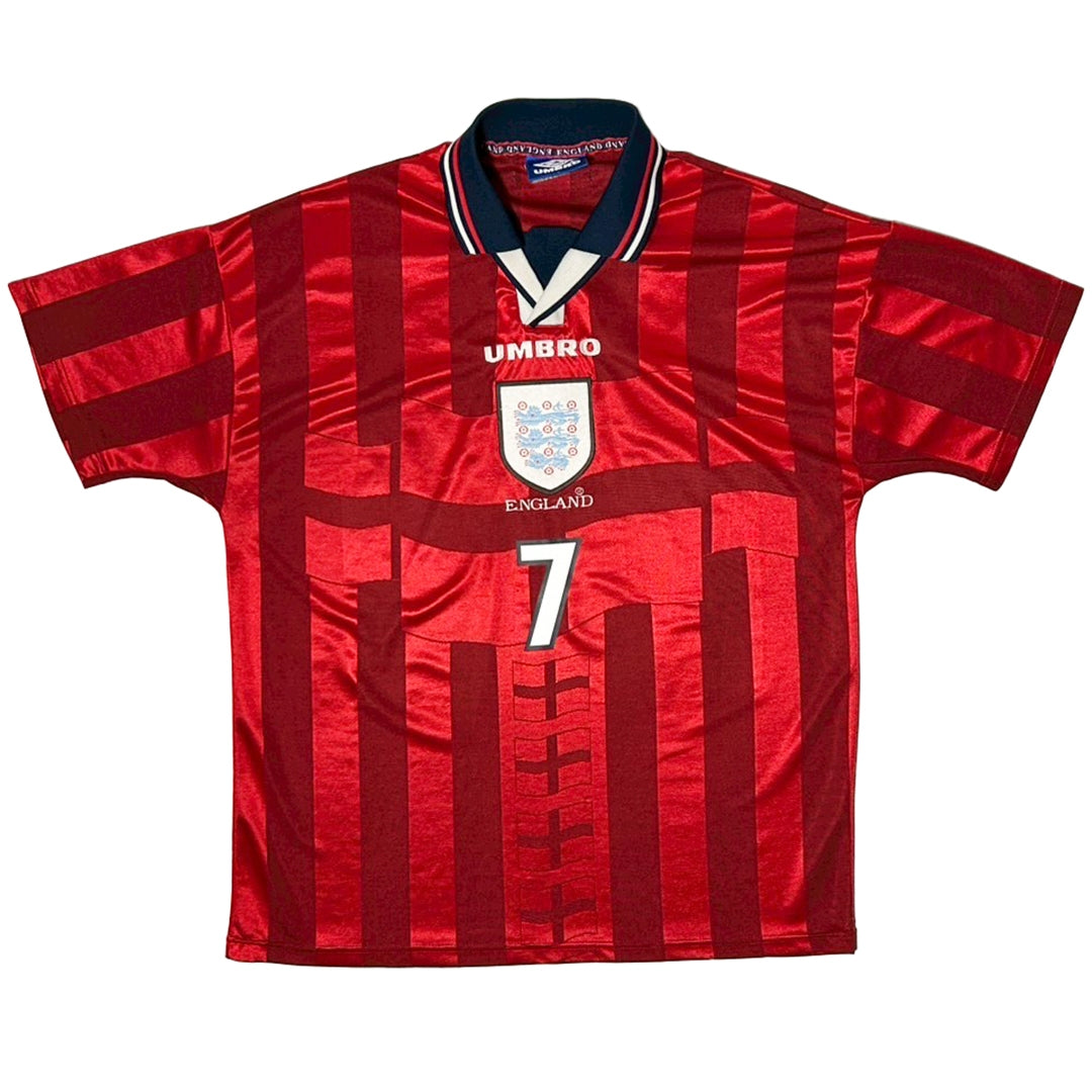 1998 England Away Beckham #7 / L 076