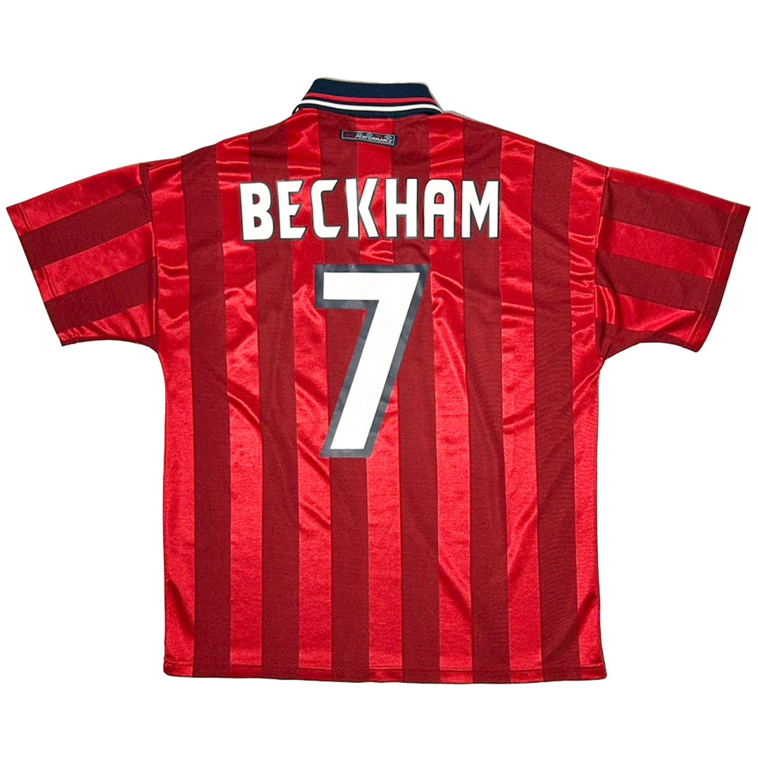 1998 England Away Beckham #7 / L 076