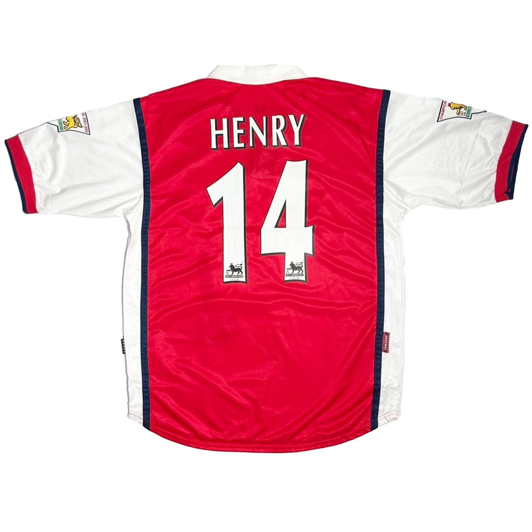 1999 Arsenal Home Henry #14 / M