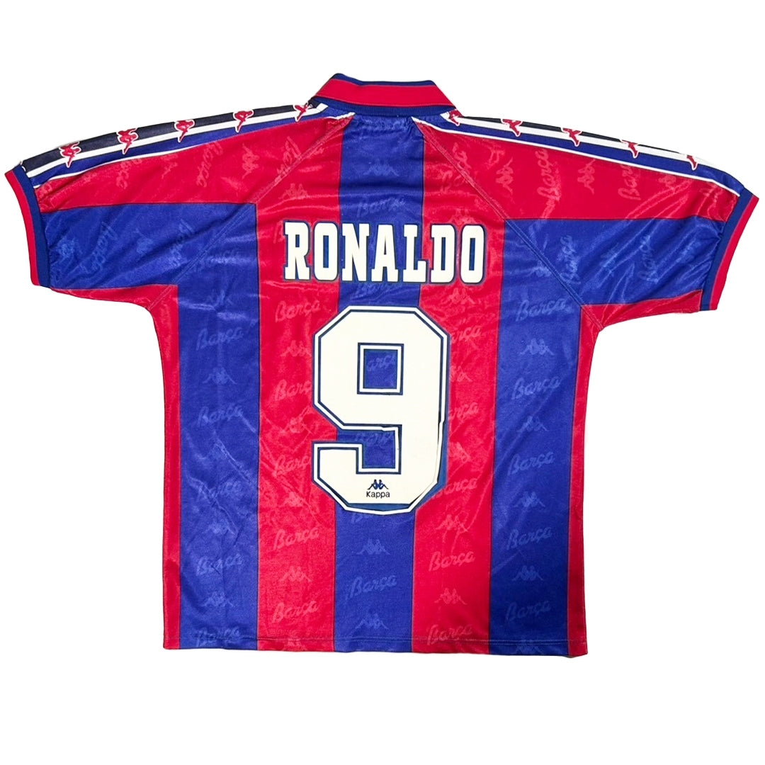 1995-97 FC Barcelona HOME RONALDO #9 / L 017