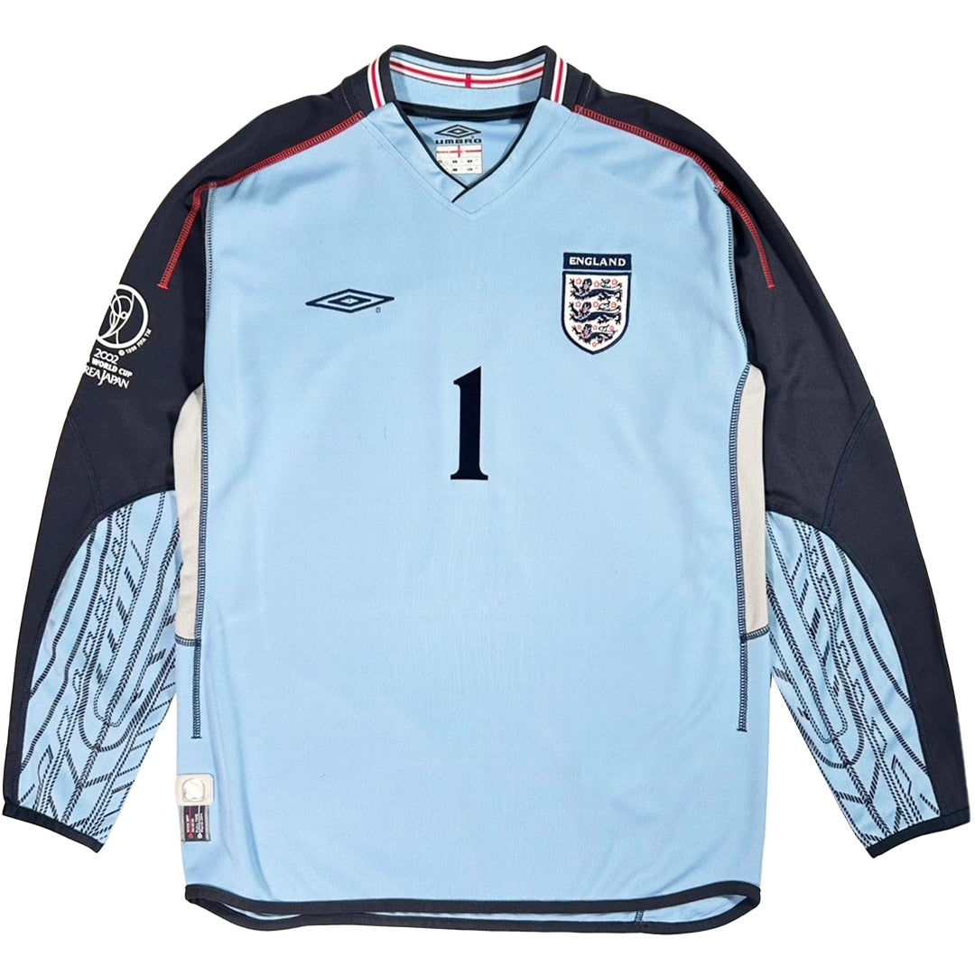 2002 FIFA korea Japan Print England Away SEAMAN #1 / M 078