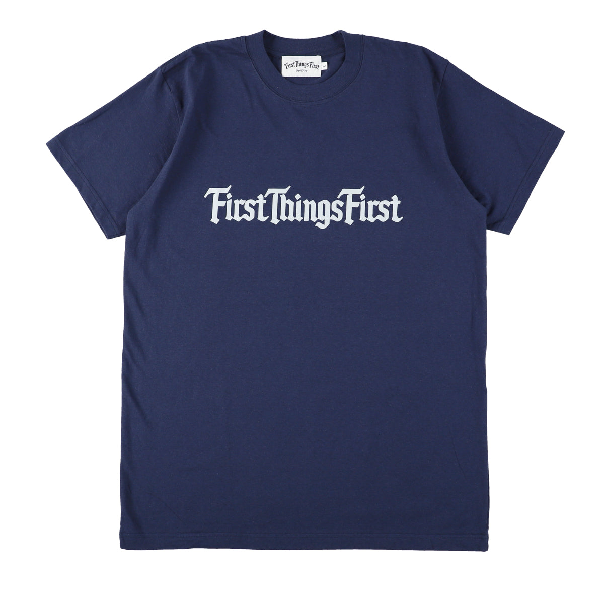 First things First S/S TEE” / NAVY 通販｜SUPERTRAMP スーパートランプ