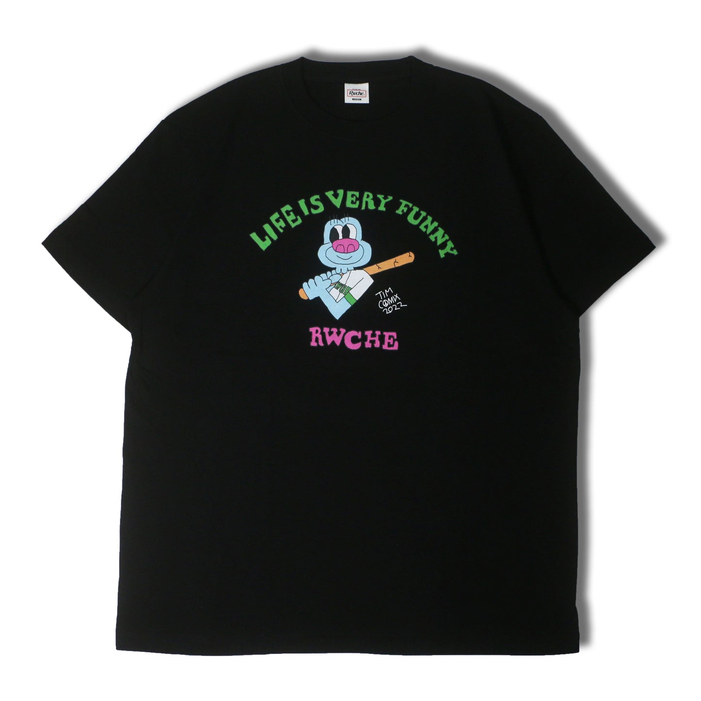 RWCHE TIM DUDE TEE / BLACK