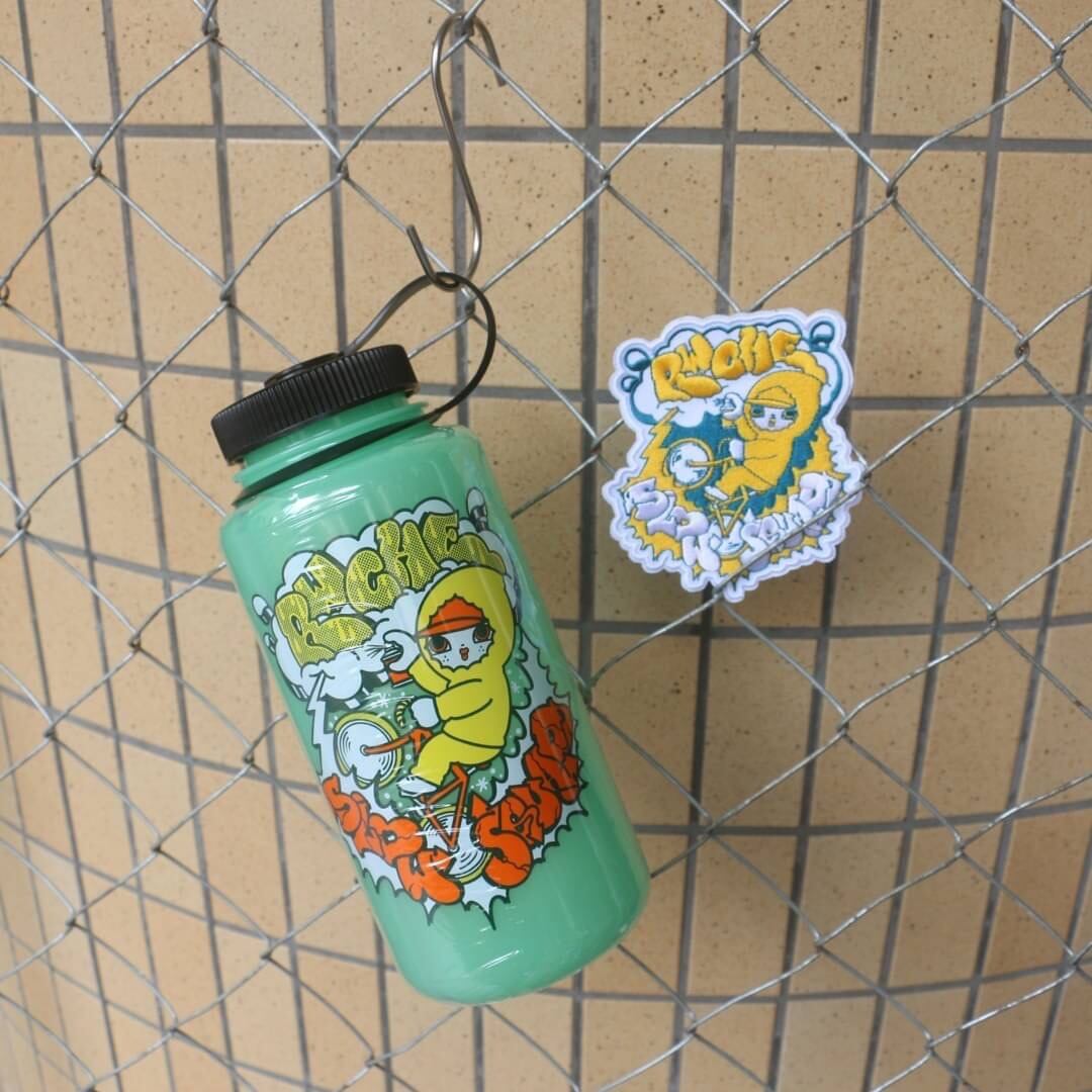 RWCHE × Slow Squad International "Nalgene 32oz Glow Designed by ZECS" Patch combo