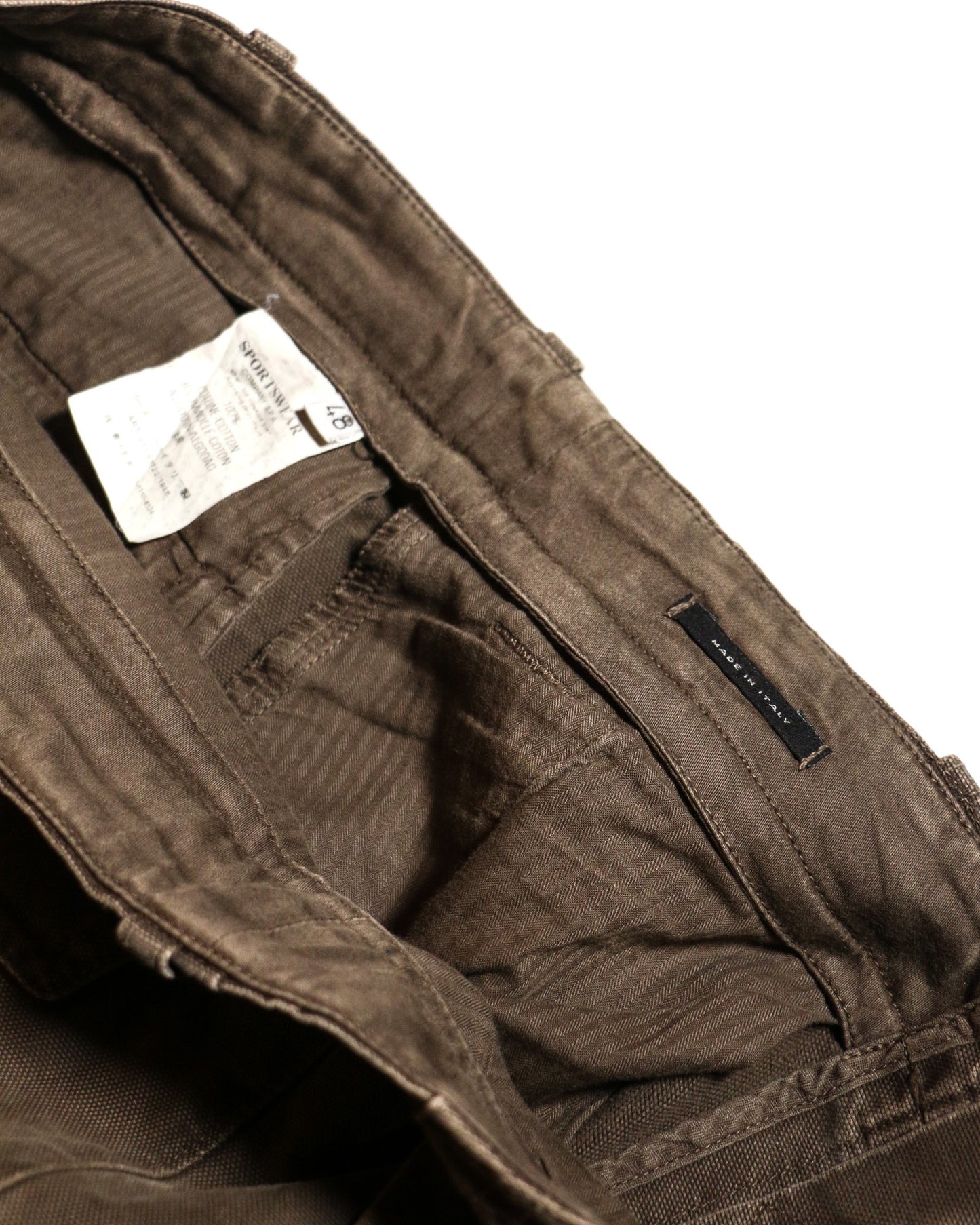 90s C.P COMPANY DOUBLE KNEE WORK PANTS / BROWN